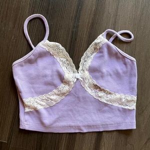 lavender cami shirt